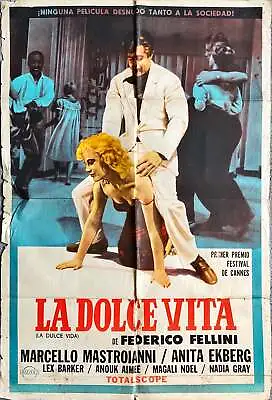 La Dolce Vita (1960) One Sheet Movie Poster - ARG • $100