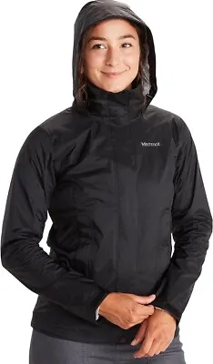 NEW Marmot Womens PreCip Jacket Black - Size XS • $55.95
