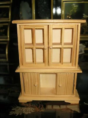 Dollhouse Wood Mini Cabinet Don Mechanic Ent. All Wood • $12.95