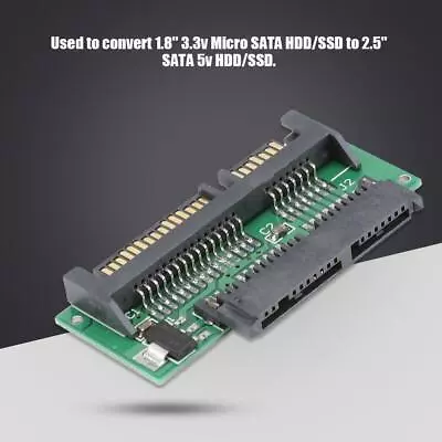 £4.33 • Buy SATA 16Pin To 22Pin 1.8Inch Micro SATA HDD/SSD Hard Drive Adapter Converter Card