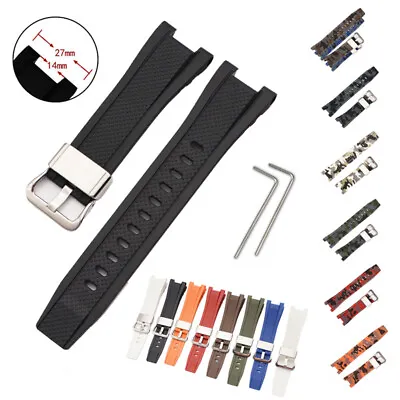 Silicone Resin Watch Band For GST-W300 S300 S210B S100G Sport Strap Replacement • $26.94