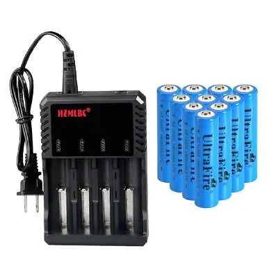 14500 Battery 1800mAh Li-ion 3.7V Rechargeable Batteries Cell For Flashlight LOT • $29.39