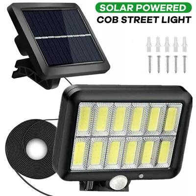 12000LM Split Solar Wall Light Motion Sensor Outdoor Garden Security Street Lamp • $11.70