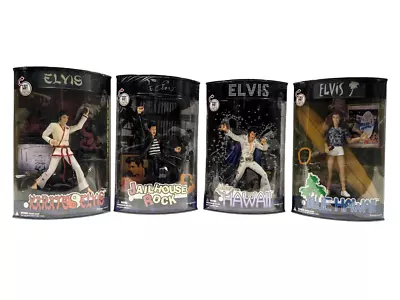 Lot Of 4 Elvis Presley Action Figures NIB X-Toys Inc • $125