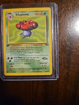 Pokémon TCG Vileplume Jungle 31/64 Regular 1st Edition Rare • $2
