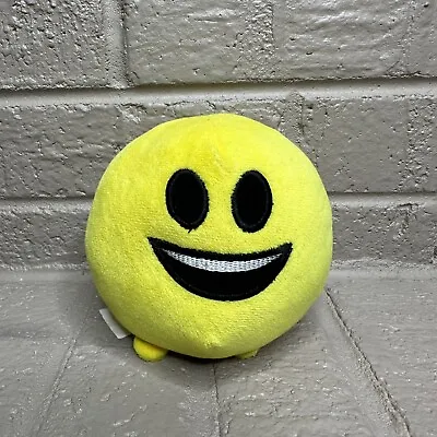 Imoji PMI Kids World Plush Smiley Face Ball Magic Time Yellow Black 5  Round • $11.05