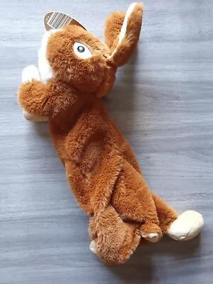 Rabbit Dog Toy My Pets. Brown. Soft Unstuffed. Crinkles And Squeaky  • £11.50