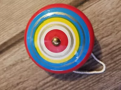 Mexican Wooden Classic Yoyo Mexican Toy Handmade Mexican Toy Hand Crafted  • $6