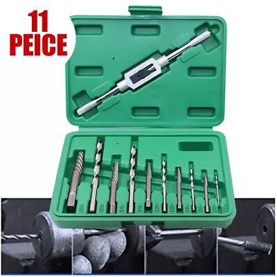 11Peices Damaged Screw Extractor Set Bolts Easily Remover Extractor Tools Kit • £8.49