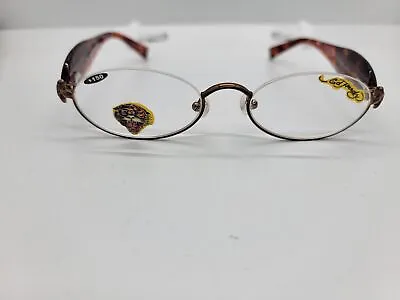 Ed Hardy EHR 202 Tortoise Unisex Reading Glasses +200 • $49.99