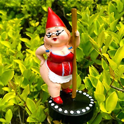 Garden Pole Dancing Dancer Gnome Resin Gnome Statue Indoor/Outdoor Decor Gift • $17.49