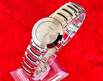 £65 • Buy Gorgeous Rado Mother Of Pearl Dial Silver Distar Ladies Watch + Box/extra Links
