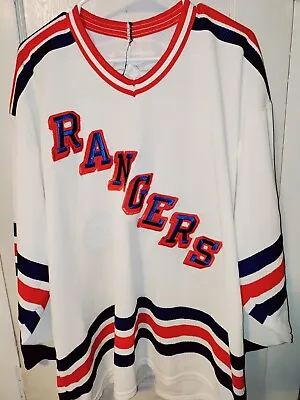 Vintage New York Rangers CCM Maska Jersey NHL Air Knit Men’s Size XL • $50