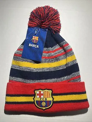 FC Barcelona Soccer Knit Beanie • $12