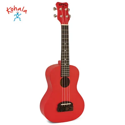 NEW Kohala KT-SRD Tiki Series Beginner Soprano Ukulele Red Satin Finish • $69