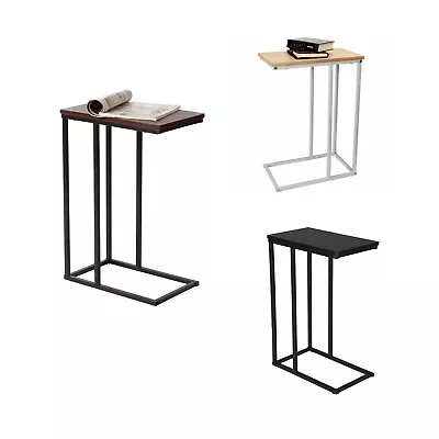 £27.99 • Buy Side Table C-Shaped Sofa End Table  Coffee Snack Laptop Desk Living Room Bedroom