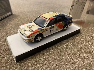 Motor Pro Mitsubishi Galant VR4 1990 Lombard RAC Rally Model Penti Arikkala 1/43 • £12