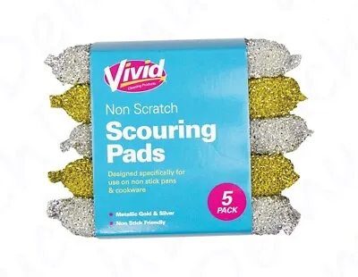 Scouring Scourer Pads Cleaning Washing Non Stick Scratch Pan Dish Cleaner • £3.49