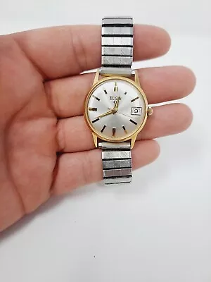 Vintage Elgin Wrist Watch Ref 315 17 Jewels Runs Good Condition FAST SHIPPING • $71.24