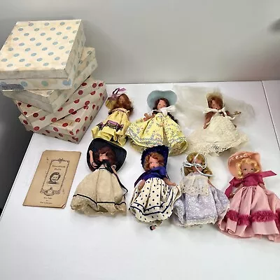 Vintage Lot Of Nancy Ann Storybook Dolls (7) ~ Wee Dolls ~ Condition Issues • $59.49