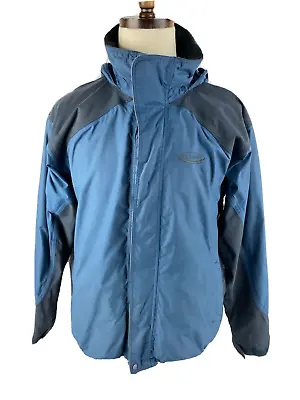 Patagonia Vtg Mens M Worn Wear Northwall Nylon Shell Jacket Blue 83260 • $52.56