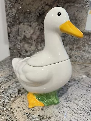 Vintage Metlox  Sir Francis Drake  Duck Goose Cookie Jar Discontinued 1982- 12” • $25