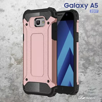 Rose Gold Tough Rugged Armor Heavy Duty Hybrid Case For Samsung Galaxy A5 2017 • $6.99