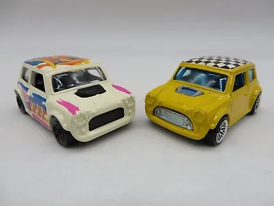 Hot Wheels Morris Mini Lot Of 2 Mini Cooper First Editions Pop-Offs Art Cars • $8.50