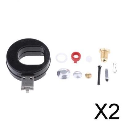 $32.47 • Buy 2X Carburetor Rebuild Kit For Float For Johnson Evinrude 4-15HP Outboard Motor