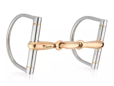 Mikmar Cupreon D-Ring Snaffle With Ergöm Lozenge Mouthpiece | Horse Bits • $87.95