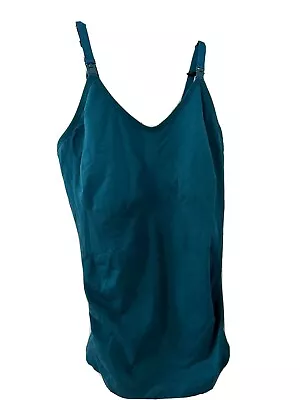 $0.99 • Buy Nursing Tank Size L Built In Bra For Breastfeeding Maternity Camisole