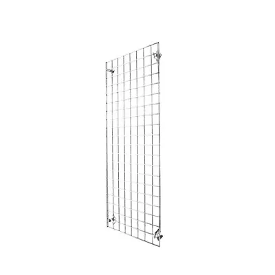 4ft Wall-Mounted Grid Mesh Display With Wall Brackets Kitchen Garage Storage • £31