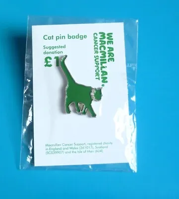 We Are Macmillan Cat Stud Pin Badge Charity • £3.99