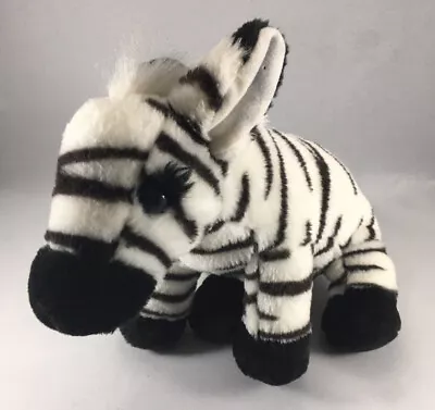 K&M International Stuffed Plush Zebra 8  (2009) • $16.95