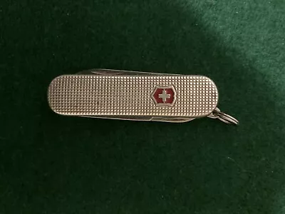 Vintage Sterling Silver Victorinox Swiss Army Classic Pocket Knife • $82