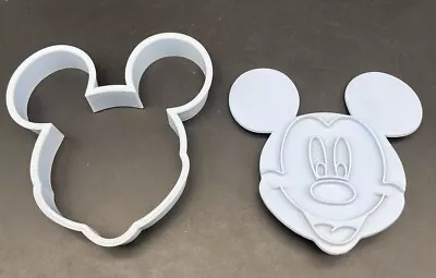 Disney Mickey Mouse Biscuit Cookie / Icing Cutter Mickey Mouse Head & Face Shape • £6.99