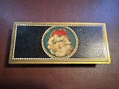 1920’s Beutebox Canco Christmas Tin With Insert. Henry Clive. Mae Murray. Rare! • $37