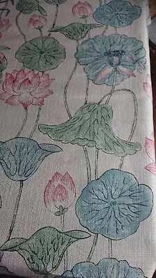 Zoffany Fabric Remnant. 'Lotus' 137 X 121cm ( A319) • £28