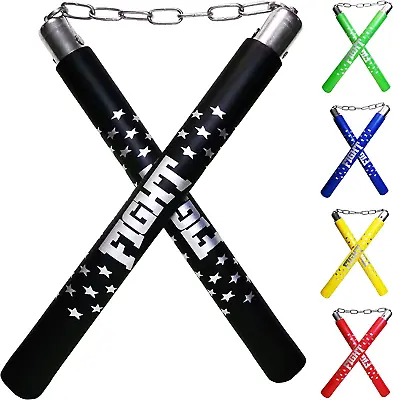 Nunchucks Rubber Martial Arts Training Nunchucks Nunchakus For Kids Beginner & A • $15.99