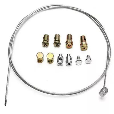 Universal Motorcycle Parts Throttle Clutch Brake Emergency Cable Repair Kits Set • $6.95