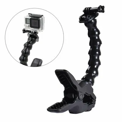 Cameras Jaws Flex Clamp Mount Adjustable Gooseneck For Gopro Hero 12/11/10/9/8/7 • $31.99