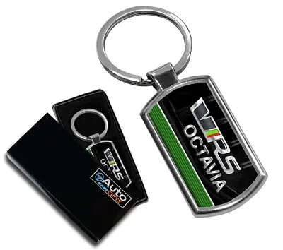 £5.99 • Buy Car Keyring Key Chain Ring Fob  Metal Compatible With Skoda Octavia Vrs