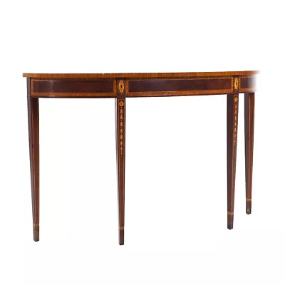 Councill Mahogany Inlaid Traditional Console Table • $2847