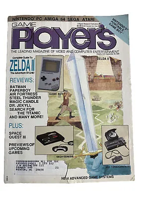 Game Players Magazine - Volume 1 - Number 3 August/September 1989 - Zelda 2 • $49