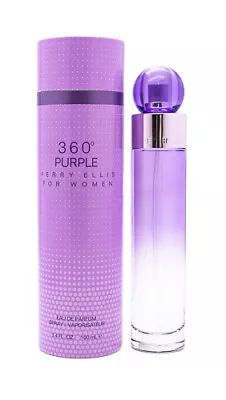 360 Purple By Perry Ellis 3.4 Oz EDP Perfume For Women New In Can • $29.45