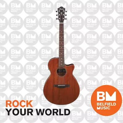 Ibanez AEG220-LGS AEG Acoustic Guitar Okoume Natural Low Gloss - Belfield Music • $999