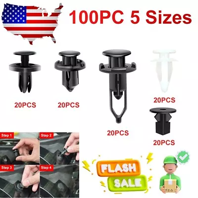 100PCS For Toyota & Lexus Trim Panel Bumper Fastner Clips Fender Push Pin Rivets • $5.89