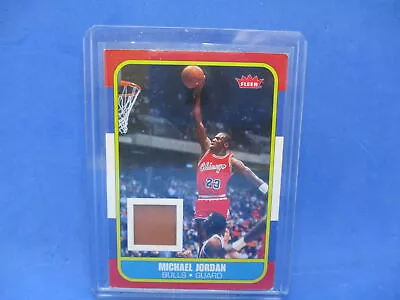 2007-08 FLEER MICHAEL Jordan Game Used Rookie Floor 86 Fleer Rcf • $89.99