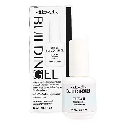 IBD Building Gel Hard Gel Nail Extension Clear 0.5 Oz • $11.99