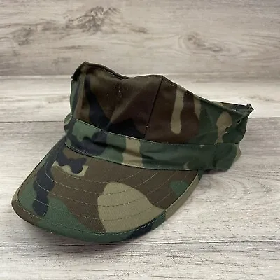 US Marine Corps USMC Camo 8 Point Utility Cover Hat Cap Class 1 Large 59 • $19